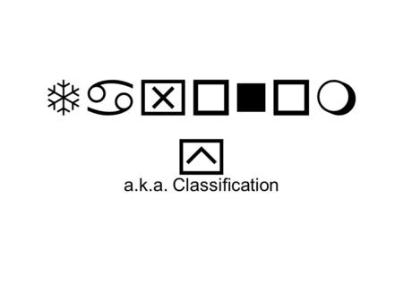 Taxonom y a.k.a. Classification. Why do we classify things? We like things organized To have precise names of organisms Common names are too confusing.