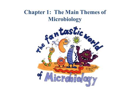 Chapter 1: The Main Themes of Microbiology