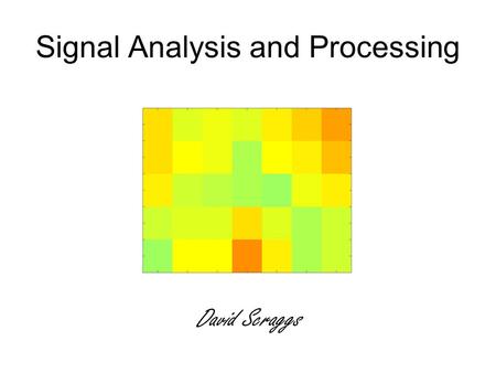 Signal Analysis and Processing David Scraggs. Overview Introduction to Position Resolution Induced Charges Wavelet Transform Future Work Discussion.