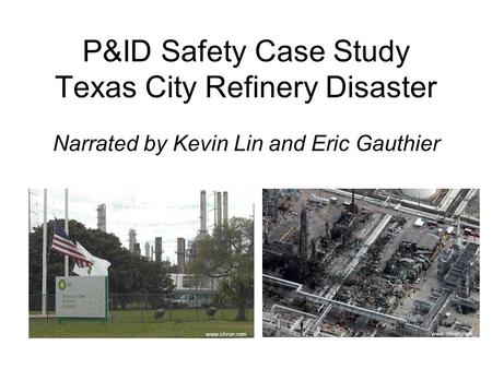 P&ID Safety Case Study Texas City Refinery Disaster