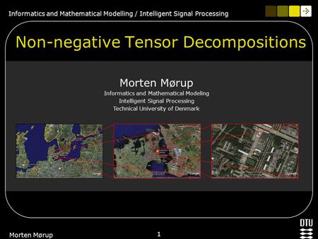 Non-negative Tensor Decompositions