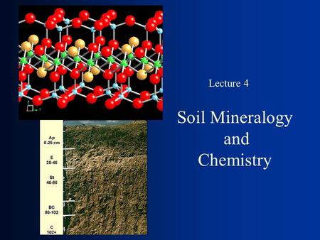 Soil Mineralogy and Chemistry Lecture 4. Phyllosilicate Minerals.