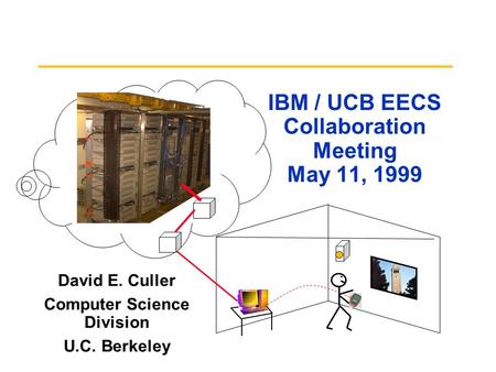 IBM / UCB EECS Collaboration Meeting May 11, 1999 David E. Culler Computer Science Division U.C. Berkeley.
