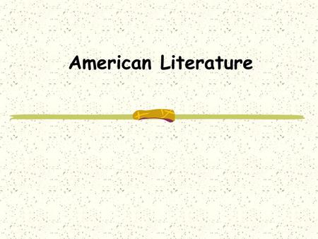 American Literature.