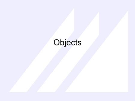 Objects. Strings String x = “abc”; String is a class, not a primitive  x.charAt(2) is ‘b’ use name and ‘.’ and name.