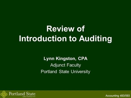 Review of Introduction to Auditing