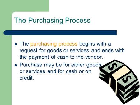 The Purchasing Process