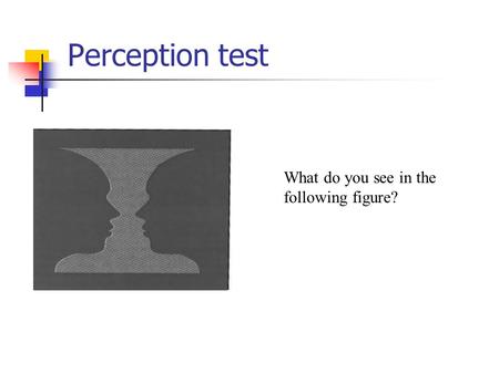 Perception test What do you see in the following figure?