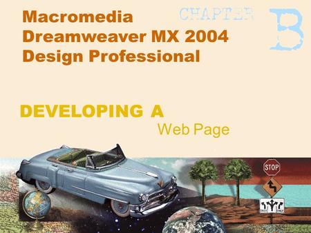 Macromedia Dreamweaver MX 2004 Design Professional Web Page DEVELOPING A.