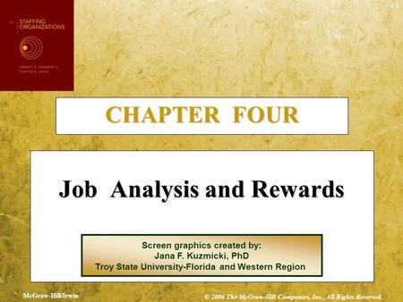 Job Analysis and Rewards