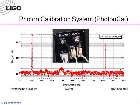 G080429-00-D 1 LIGO-????????? Photon Calibration System (PhotonCal)