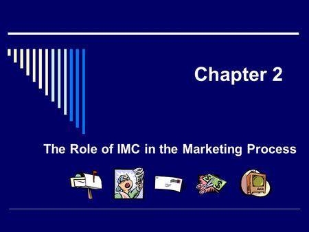 Chapter 2 The Role of IMC in the Marketing Process.