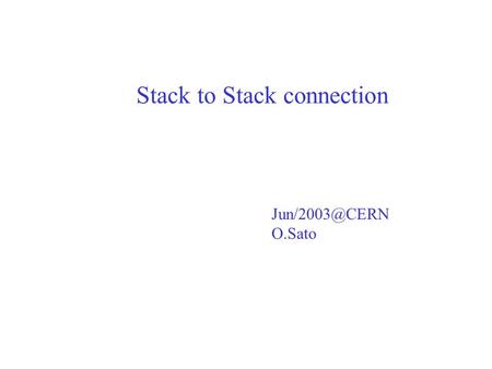 Stack to Stack connection O.Sato. Motivation Emulsion coordinate aligned to TT coordinate by Komatsu :: CTransEmulToTT(*); Emulsion tracks.