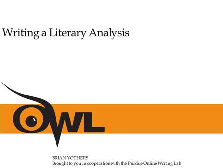 what is literary analysis writing