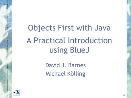 Objects First with Java A Practical Introduction using BlueJ