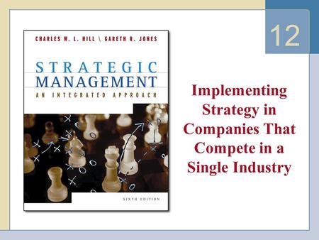 Implementing Strategy in Companies That Compete in a Single Industry