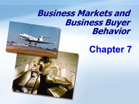 Objectives Be able to define the business market and explain how business markets differ from consumer markets. Know the major factors that influence business.