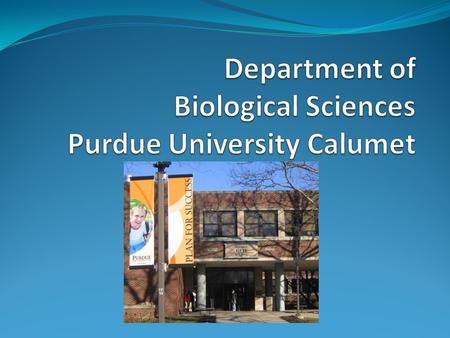 PUC Biological Sciences Faculty and Staff PUC Biological Sciences  12 faculty members (10 professors and 2 continuous lecturer/ lab Coordinator)  5.