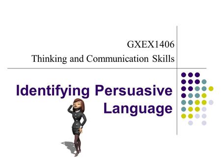 Identifying Persuasive Language