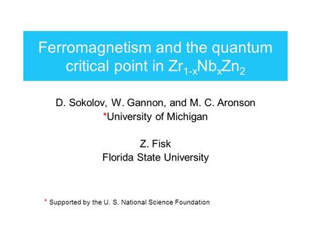 Ferromagnetism and the quantum critical point in Zr1-xNbxZn2