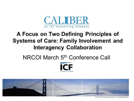 NRCOI March 5th Conference Call