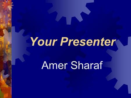 Your Presenter Amer Sharaf Electronic Payments: Where do we go from here? ByMarkus Jakobsson David Mraihi Yiannis Tsiounis Moti Yung.