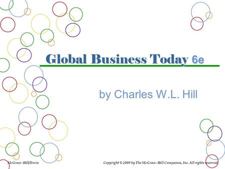 Global Business Today 6e