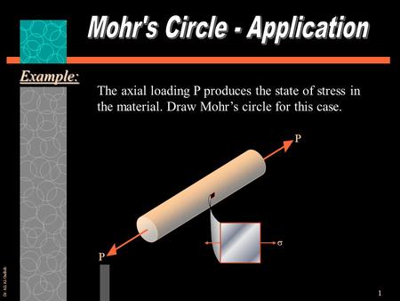 Mohr's Circle - Application