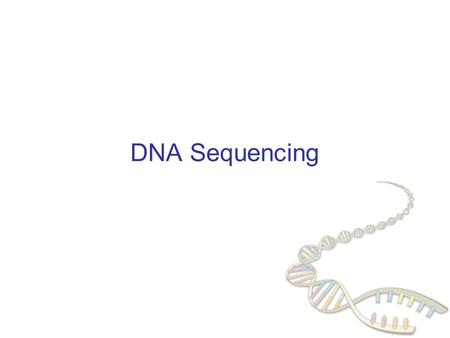 DNA Sequencing. The Walking Method 1.Build a very redundant library of BACs with sequenced clone- ends (cheap to build) 2.Sequence some “seed” clones.