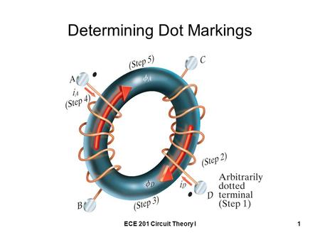 ECE 201 Circuit Theory I1 Determining Dot Markings.