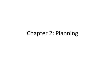 Chapter 2: Planning. Planning steps Establishing project team Defining system requirements Performing feasibility analysis Obtaining support for the HRMS.