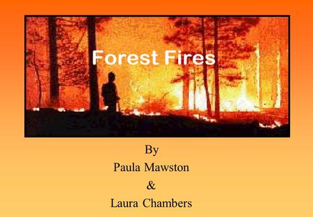 By Paula Mawston & Laura Chambers. Causes Natural events: lightening strikes, drought, anticyclones Human actions: camp fires, BBQ’s, arson, smoking,