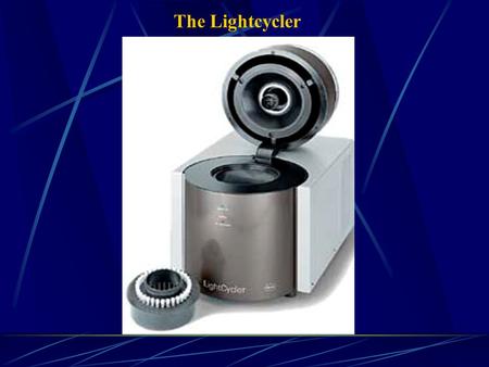 The Lightcycler. Carousel with capacity for 32 samples.