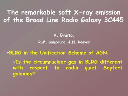 The remarkable soft X-ray emission of the Broad Line Radio Galaxy 3C445 BLRG in the Unification Scheme of AGN: Is the circumnuclear gas in BLRG different.