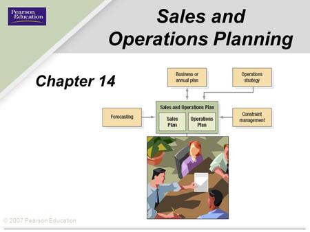 © 2007 Pearson Education Sales and Operations Planning Chapter 14.