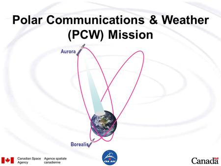 Polar Communications & Weather (PCW) Mission Aurora Borealis.