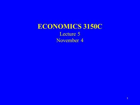 1 ECONOMICS 3150C Lecture 5 November 4. 2 Internal and International Trade Firms – competitive advantage Mobility of factors of production Trade costs.