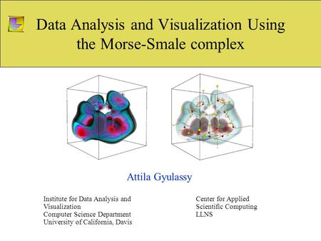 Data Analysis and Visualization Using the Morse-Smale complex
