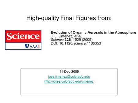 High-quality Final Figures from: 11-Dec-2009