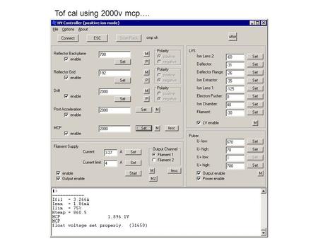 Tof cal using 2000v mcp….. 30116, 343nm, CEH old.