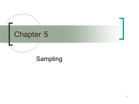 1 Chapter 5 Sampling. 2 Sampling techniques tell us how to select cases that can lead to valid generalizations about a population, or the entire group.
