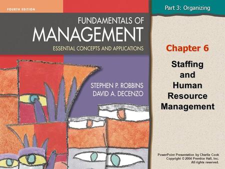 Staffing and Human Resource Management