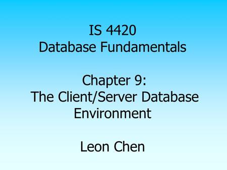 Overview Explain three application components: presentation, processing, and storage Distinguish between file server, database server, 3-tier, and n-tier.