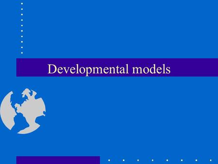 Developmental models. Multivariate analysis choleski models factor models –y =  f + u genetic factor models –P j = h G j + c C j + e E j –common pathway.