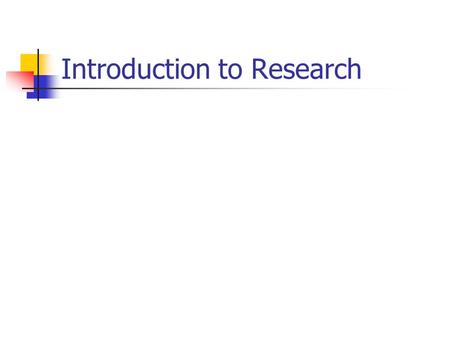 research design introduction ppt