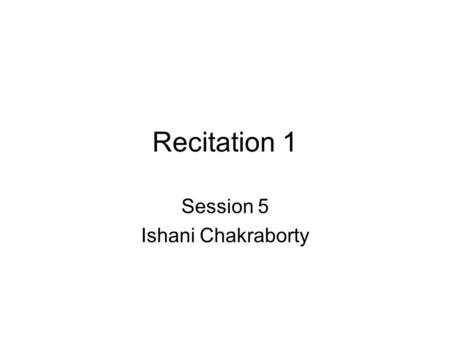 Recitation 1 Session 5 Ishani Chakraborty. Machine Level Representation What happens to a C program when we compile it ? $ gcc prog.c Preprocessor (expands.