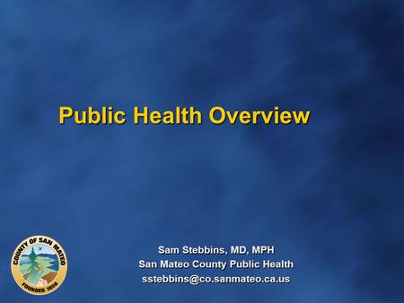 Public Health Overview