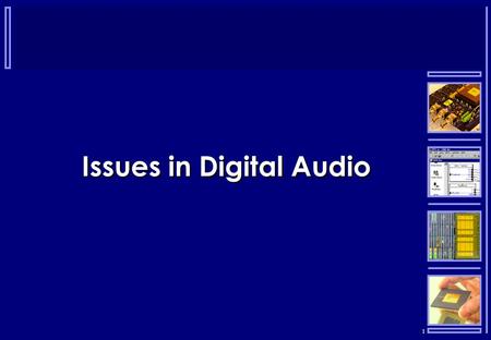 1 Issues in Digital Audio. 2 Intellectual Property  Non-tangible property that is the result of creativity:  Patents – products, processes etc.  Copyright.