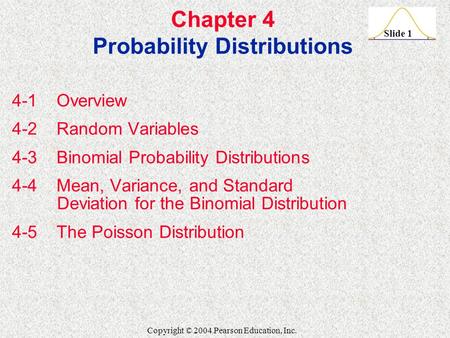 Chapter 4 Probability Distributions