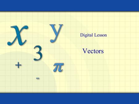 Digital Lesson Vectors.